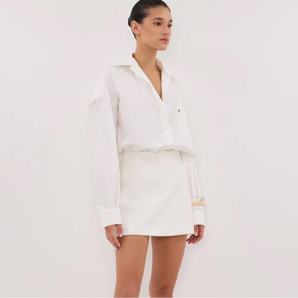 DISSH White Mini Skort